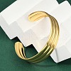 304 Stainless Steel Cuff Bangles for Women BJEW-Z097-02G-2