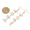 Glass Pearl Dangle Earrings EJEW-JE06463-01-4