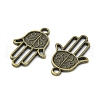 Tibetan Style Alloy Pendants TIBEP-23356-AB-NR-2