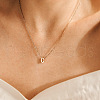 Brass Pendant Initial Necklaces for Women FS-WG1D7F7-16-2