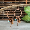Alloy & Wood & Synthetic Turquoise Jewelry Sets FS-WGA22DA-07-2