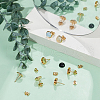 Unicraftale Flat Round 304 Stainless Steel Stud Earring Settings STAS-UN0060-74B-G-4