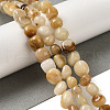 Natural Topaz Jade Beads Strands G-B078-D28-01-1