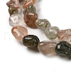 Natural Rutilated Quartz Beads Strands G-P497-01E-08A-4