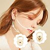 ARRICRAFT 8Pcs 2 Colors Brass Ear Nuts FIND-AR0005-16B-7