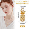 CREATCABIN 10Pcs Brass Pendants KK-CN0002-25-2