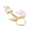 Alloy Acrylic Cat Goldfish Keychains KEYC-JKC01214-02-4
