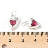 Brass Micro Pave Cubic Zirconia Pendants KK-U067-10S-02-3