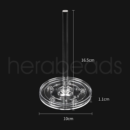 Rotatable Acrylic Yarn Spinner PW-WG6CAC6-01-1