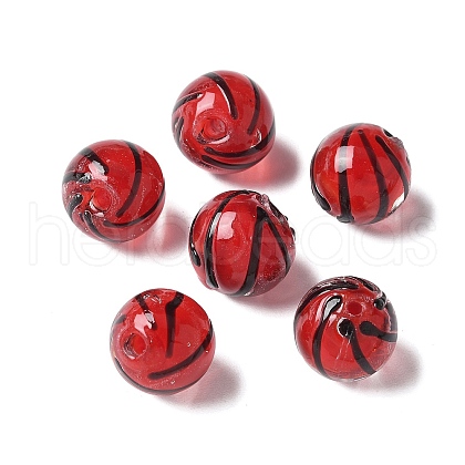 Handmade Transparent Lampwork Beads BLOW-D300-08B-1