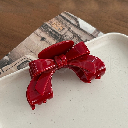 Cellulose Acetate & Iron Claw Hair Clips AJEW-K047-02D-1