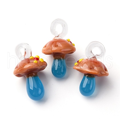 Handmade Lampwork Pendants LAMP-M02-01-02-1