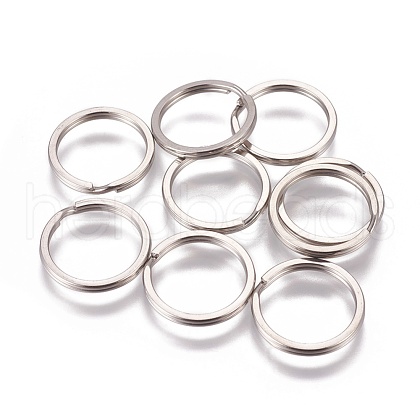 304 Stainless Steel Split Key Rings STAS-I107-24P-2x28-1