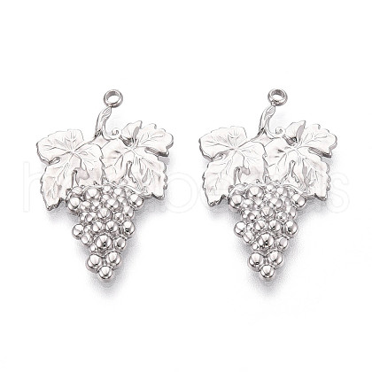 304 Stainless Steel Pendants STAS-T065-72P-1