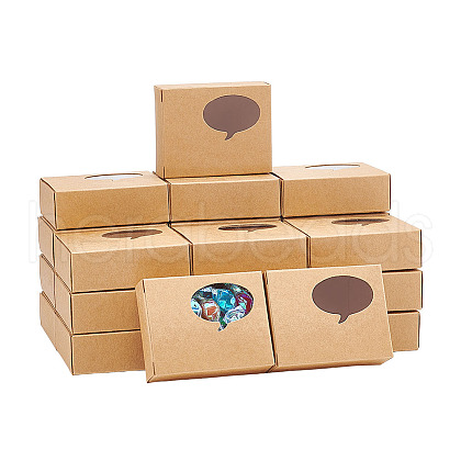 Kraft Paper Gift Box CON-WH0078-29C-1