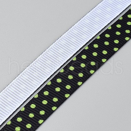 5 Yards Tennis Theme Polyester Printed Grosgrain Ribbon OCOR-WH20005-15C-1