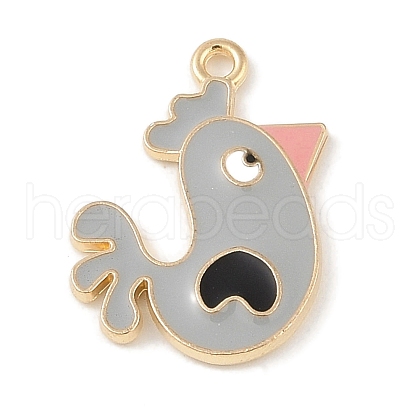 Alloy Enamel Pendants ENAM-Z010-12A-KCG-1