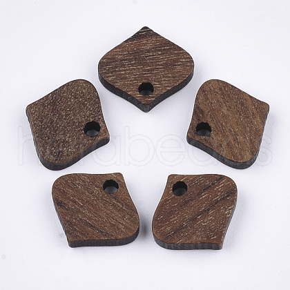 Walnut Wood Charms WOOD-S054-40-1