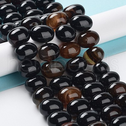 Natural Agate Beads Strands G-G021-03A-11-1