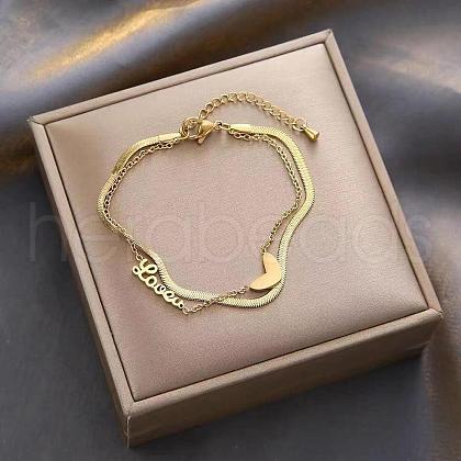 Stainless Steel Charm Anklets for Women WG18C2B-55-1