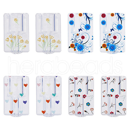 HOBBIESAY 4 Pairs 4 Style TPU Data Cable Protective Sleeve AJEW-HY0001-31-1