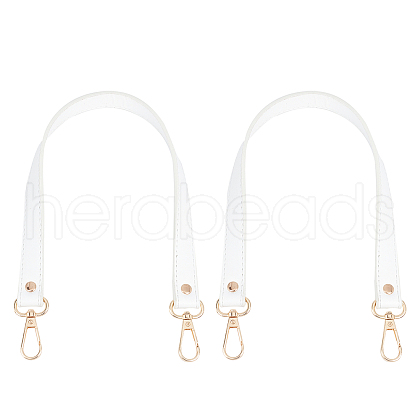 Imitation Leather Bag Handles PURS-WH0005-10G-02-1