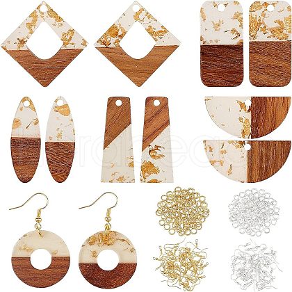 Olycraft DIY Dangle Earring Making Kits DIY-OC0005-31-1