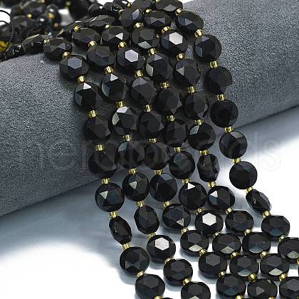 Natural Obsidian Beads Strands G-C116-A105-01-1