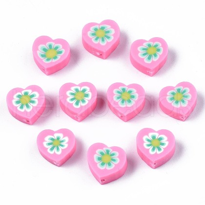 Handmade Polymer Clay Beads CLAY-N011-013E-1
