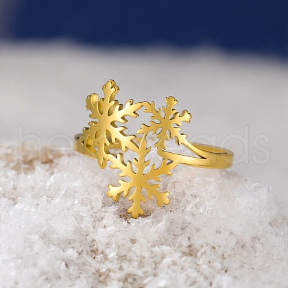 304 Stainless Steel Finger Rings RJEW-S628-05G-1