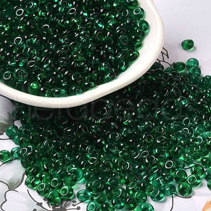 Transparent Colours Glass Seed Beads X1-SEED-P006-02A-09-1