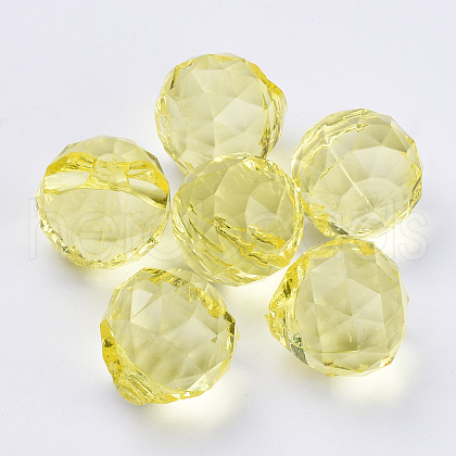 Transparent Acrylic Pendants TACR-Q261-B-V21-1