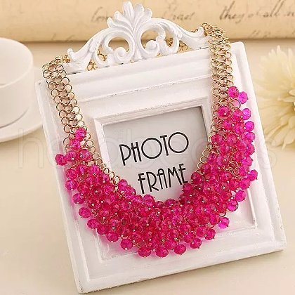 Alloy Bib Neckalces for Women FS-WG98D6E-07-1