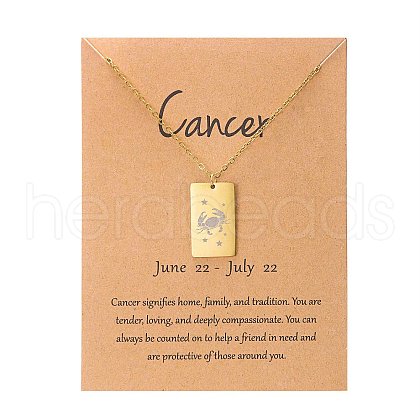 Twelve Constellations Pendants Necklaces PW-WG2D875-03-1