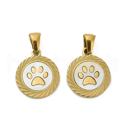 304 Stainless Steel Pendants STAS-A118-02E-G-1