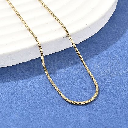 304 Stainless Steel Snake Chain Necklaces NJEW-F248-02B-G-1
