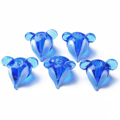 Handmade Transparent Lampwork Beads LAMP-T011-12D-1
