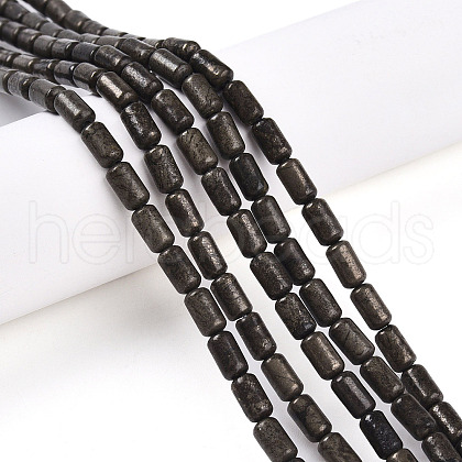 Natural Pyrite Beads Strands G-N346-01A-01-1