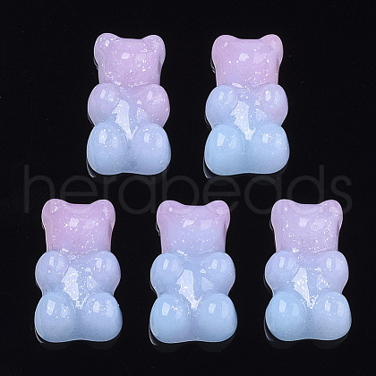 Opaque Resin Cabochons CRES-S303-53-B05-1