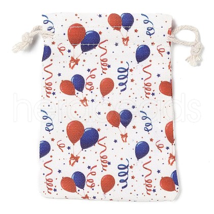 Christmas Theme Cloth Printed Storage Bags ABAG-F010-02A-06-1