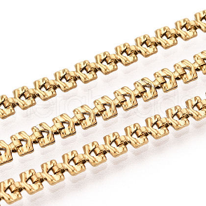304 Stainless Steel Link Chains STAS-T066-71G-1