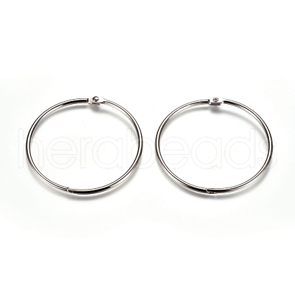 Iron Loose Leaf Book Binder Hinged Rings X-IFIN-L034-01D-P-1