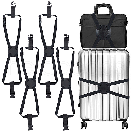 Elastic Adjustable Luggage Straps AJEW-WH0165-36-1