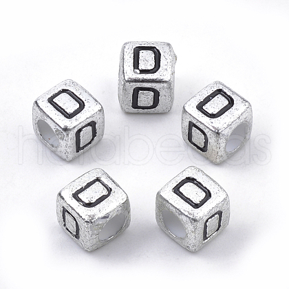 Plated Acrylic Beads X1-PB43C9308-D-1