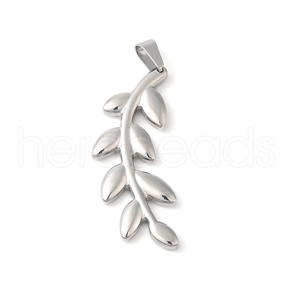 Non-Tarnish 304 Stainless Steel Pendants STAS-D052-02P-1