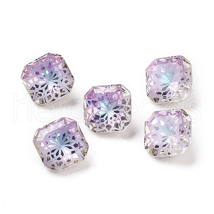 K9 Glass Rhinestone Pointed Back Cabochons X-RGLA-P030-07A-001VL-1