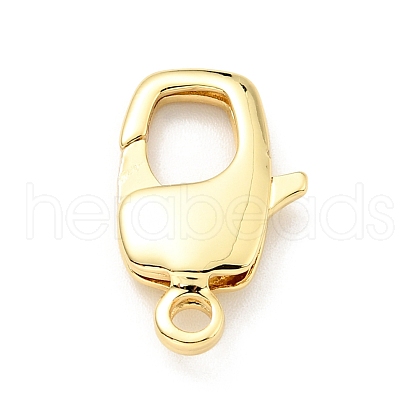 Brass Lobster Claw Clasps KK-G416-22G-1