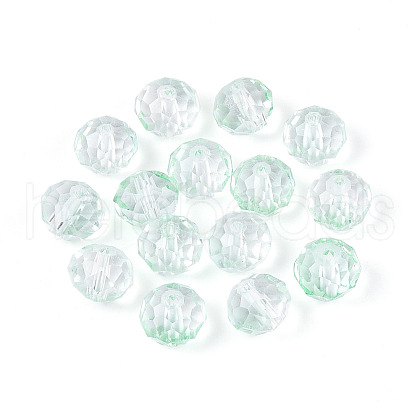 Baking Painted Transparent Glass Beads GLAA-N011-10mm-07-1