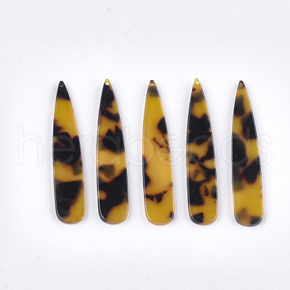 Cellulose Acetate(Resin) Big Pendants KY-T008-14I-1