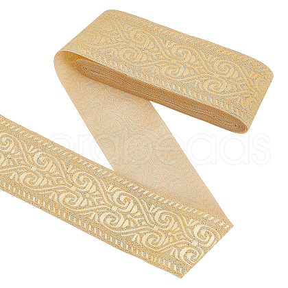 7M Ethnic Style Embroidery Polyester Ribbons OCOR-WH0070-119B-01-1